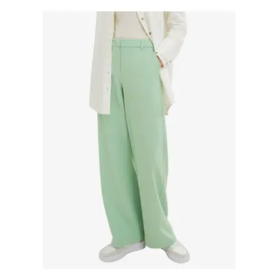 Light Green Women's Wide Pants Tom Tailor - Women