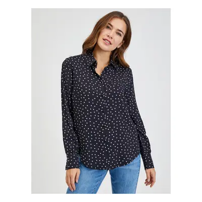 Black polka dot shirt ORSAY - Ladies