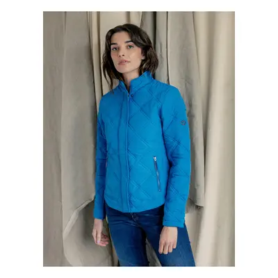 Blue Ladies Quilted Jacket Fransa - Women