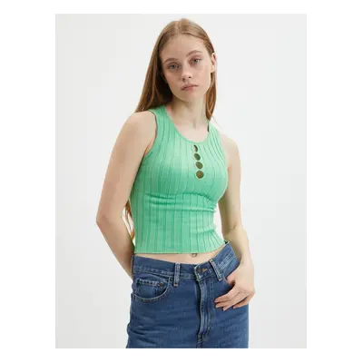 Light Green Crop Top Noisy May Frey - Women