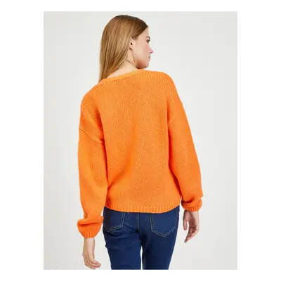 Orsay Orange Ladies Cardigan - Ladies