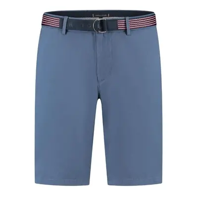 Tommy Hilfiger Shorts - HARLEM SHORT L.TWILL BELT blue