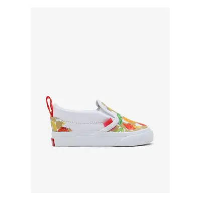 White children's patterned slip-on sneakers VANS Haribo - Boys