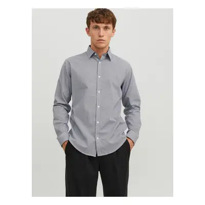 Dark blue men's checkered shirt Jack & Jones Label - Men's