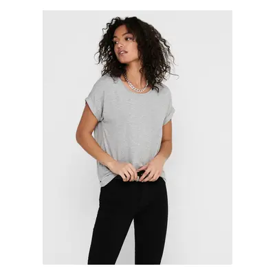 Light Grey Oversized T-Shirt ONLY Moster - Women