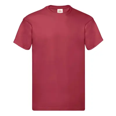 Original Fruit of the Loom Men's Red T-shirt