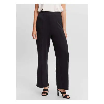 Black wide trousers VERO MODA Silky - Women