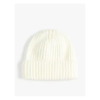 Koton Basic Beanie with Fold Detail