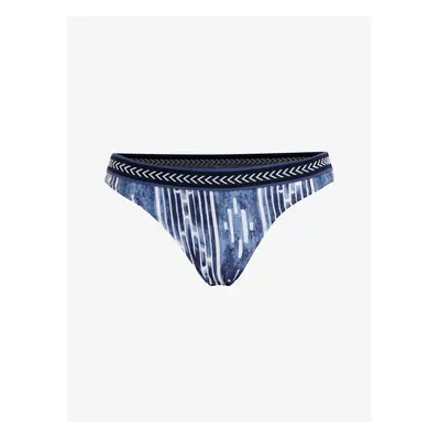 Blue Women's Patterned Rip Curl Bikini Bottom - Ladies