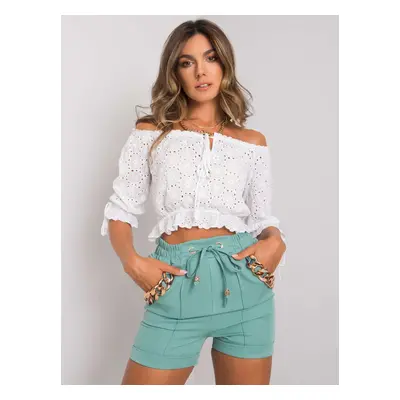 Shorts-DHJ-SN-13260.38P-Turquoise