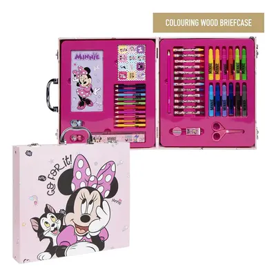 COLOURING STATIONERY SET BRIEFCASE MINNIE