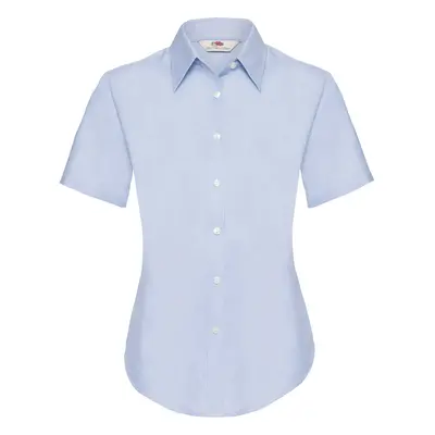 FRUIT OF THE LOOM F16•LADIES SHORT SLEEVE OXFORD SHIRT