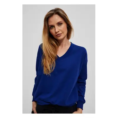 V-neck sweatshirt