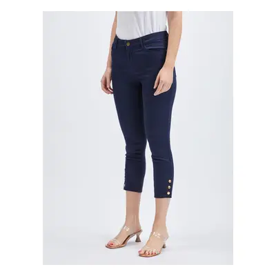 Orsay Dark blue ladies shortened trousers - Women