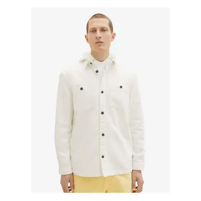 White Mens Denim Outerwear Tom Tailor - Men