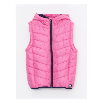 LC Waikiki Lcwk Hooded Basic Girl Puffer Vest