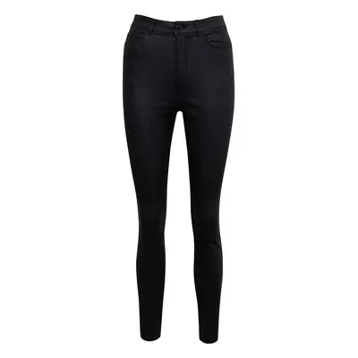 Orsay Black Leatherette Pants - Ladies