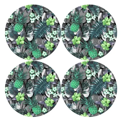 Bertoni Home Unisex's Round Table Pads Set Lambada Green