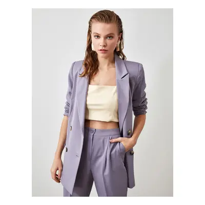 Light purple women's oversize blazer Trendyol - Women's