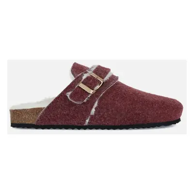 Burgundy women's slippers Geox Brionia - Women's