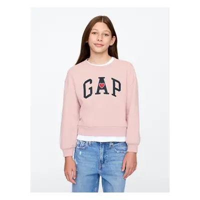 GAP Kids Sweatshirt with Logo - Girls