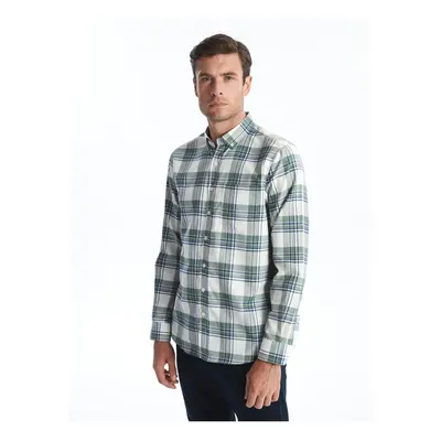 LC Waikiki Regular Fit Long Sleeve Plaid Men's Shirt