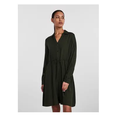 Navy Green Women's Shirt Dress Pieces Nova - Women's