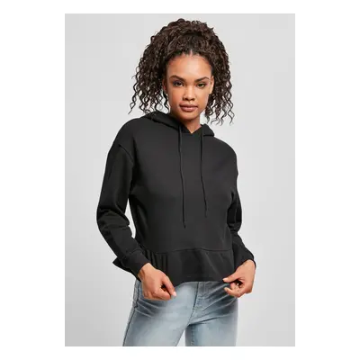 Women's Organic Volants Hoody Black