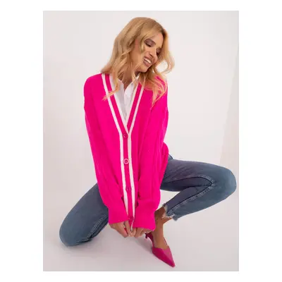 Cardigan-BA-SW-12055.14X-fluo pink