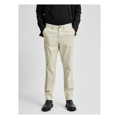 Selected Homme Miles Cream Chino Pants - Men