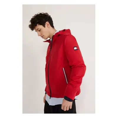 Tommy Hilfiger Jacket - HOODED PADDED JACKET red