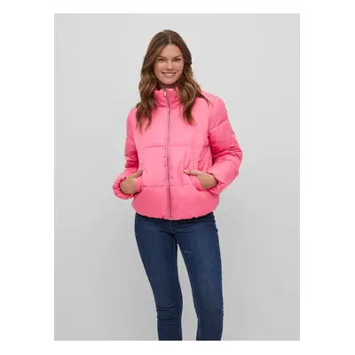 Pink Ladies Quilted Jacket VILA Tate - Women