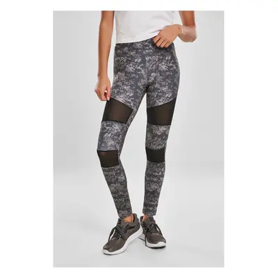 Women's Camo Tech Mesh Leggings, Dark Digital Camouflage