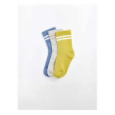 LC Waikiki Lcwk Striped Baby Boy Socks 3-Piece