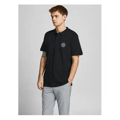 Black Polo Póló Jack & Jones Shark - Férfi