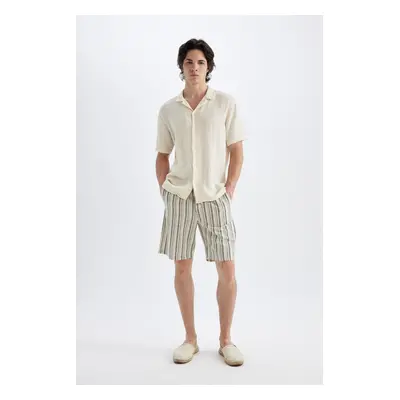 DEFACTO Regular Fit Cotton Bermuda Shorts