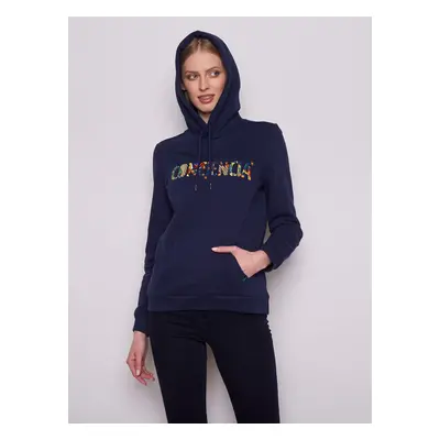 Dark blue Womens Hoodie Tranquillo - Women