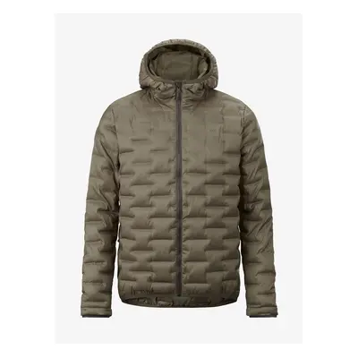 Khaki Men's Quilted Jacket with Hood Picture Mohe - Men's