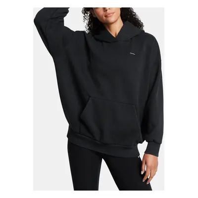 Women's sweatshirt Under Armour UA Icon HWT Flc OS Hdy-BLK - Women's