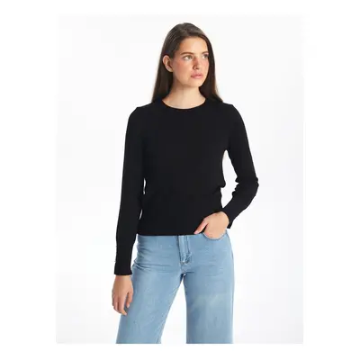 LC Waikiki Crew Neck Plain Long Sleeve Women's Knitwear Sweater