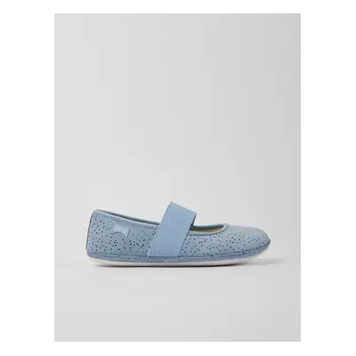 Light blue girls' suede ballerinas Camper - Girls