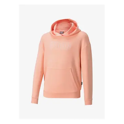 Orange children's sweatshirt Puma Rebel - unisex