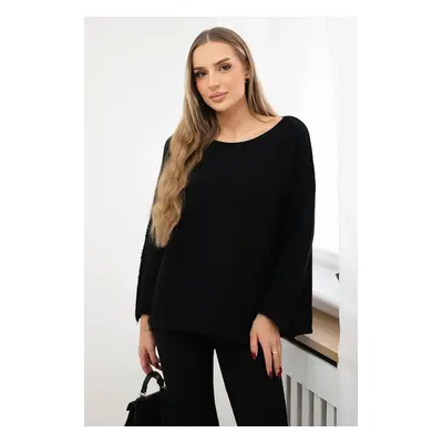 Kesi Włoski Crew neck sweater black