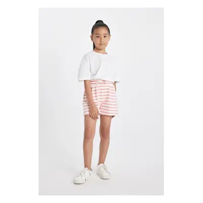 DEFACTO Girl's Striped Shorts