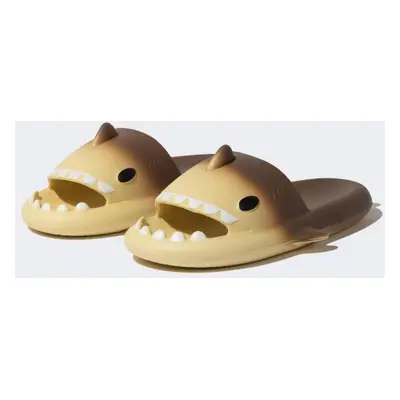 DEFACTO Men's High Sole Shark Eva Slippers