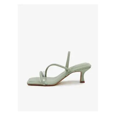 Light green women's heeled slippers ALDO Zoebaen - Women's