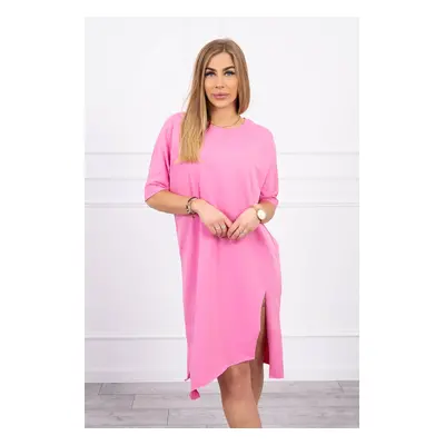 Oversize dress light pink