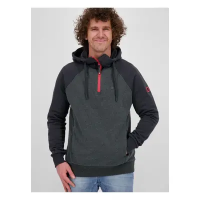 Dark grey men's hoodie Alife and Kickin - Men