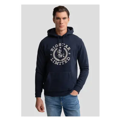 Big Star Man's Hoodie 403 Navy Blue