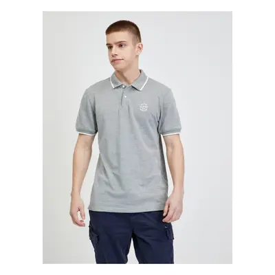 Light Green Heathered Polo Shirt Blend Nate - Men